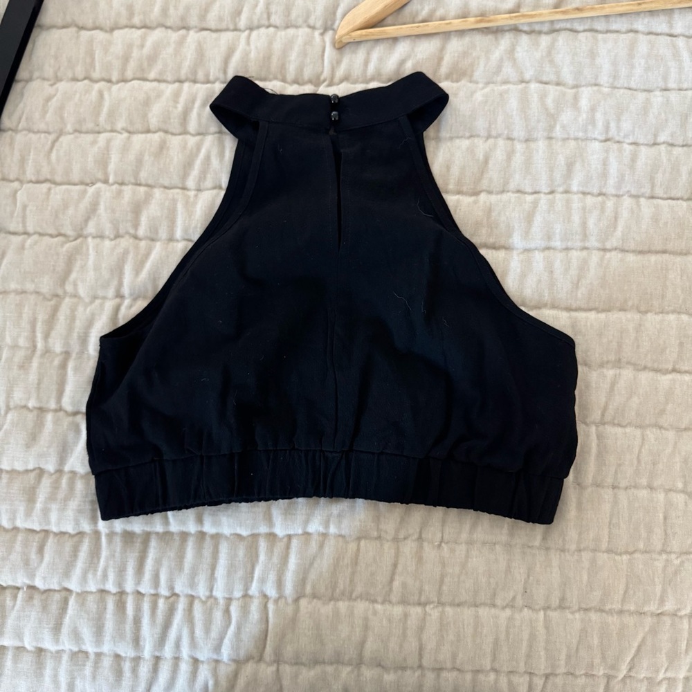 Stylish Black Women's Crop Top